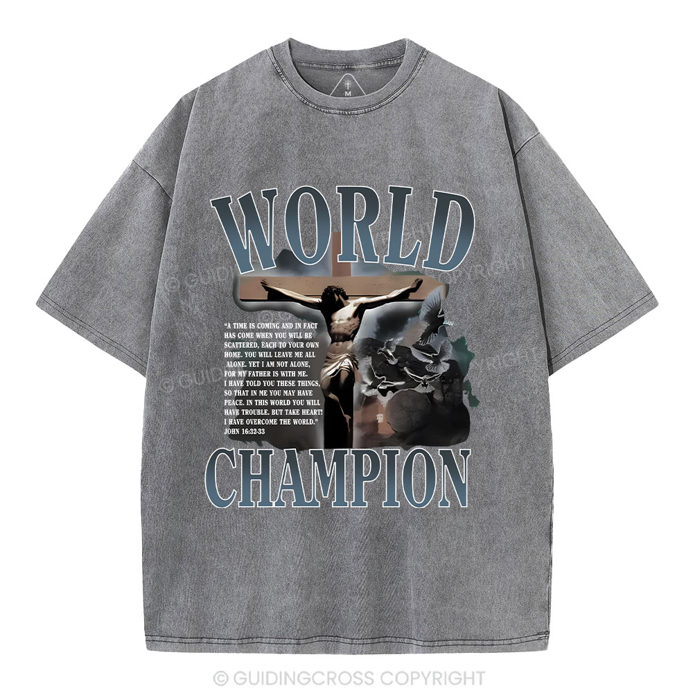 World Champion Christian Washed T-Shirt