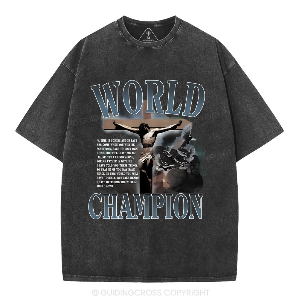 World Champion Christian Washed T-Shirt