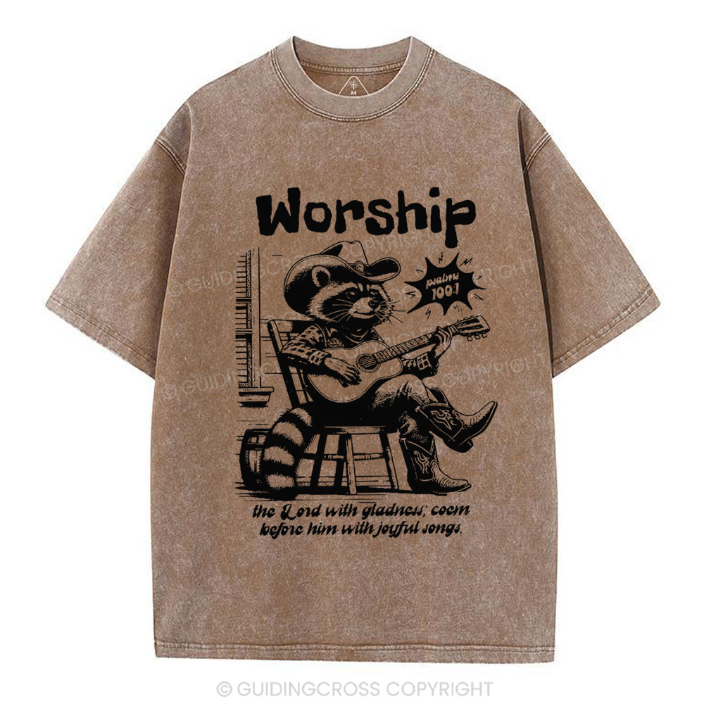 Worship Chirstian Washed T-Shirt