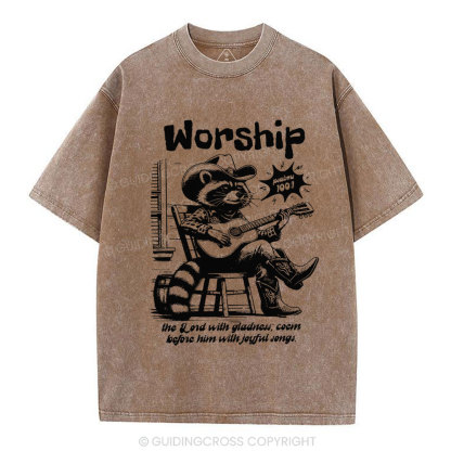 Worship Chirstian Washed T-Shirt
