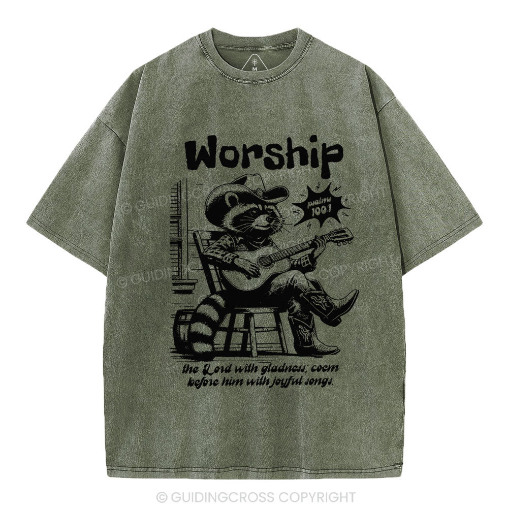 Worship Chirstian Washed T-Shirt
