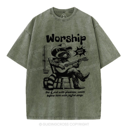 Worship Chirstian Washed T-Shirt