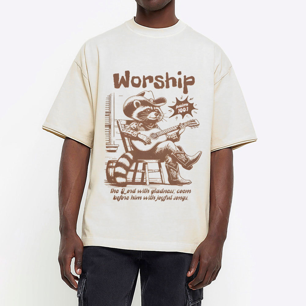 Worship Chirstian Washed T-Shirt