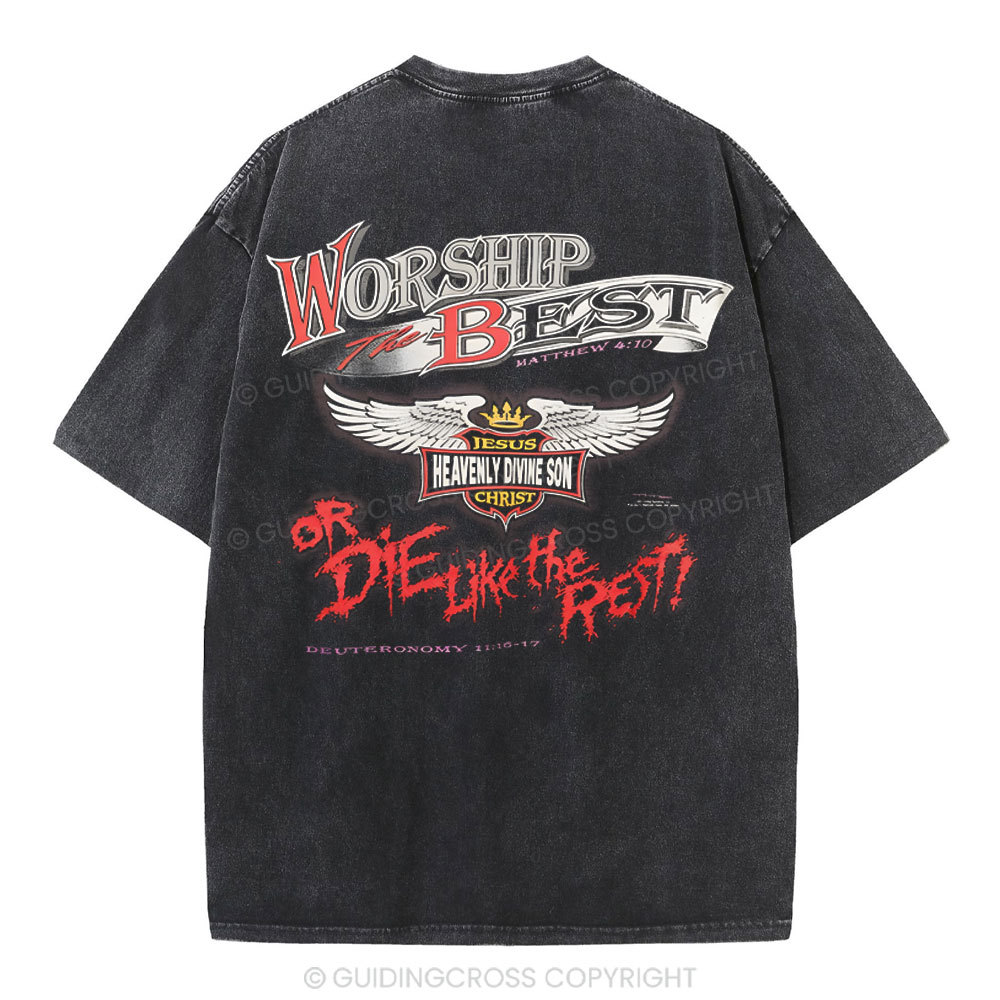 Worship Christian Washed T-Shirt