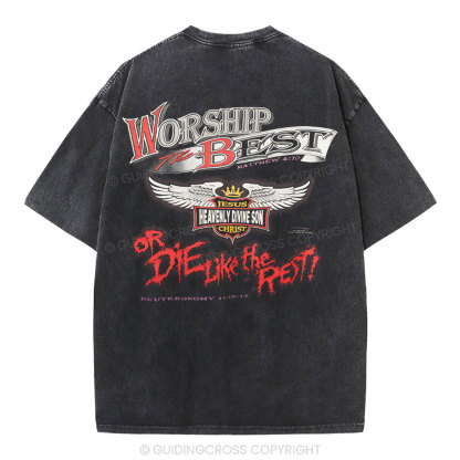 Worship Christian Washed T-Shirt