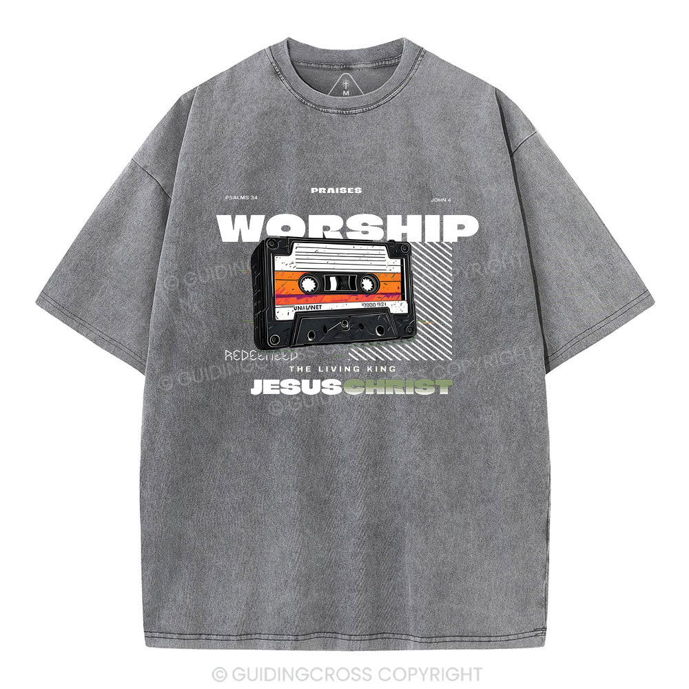 Worship Christian Washed T-Shirt