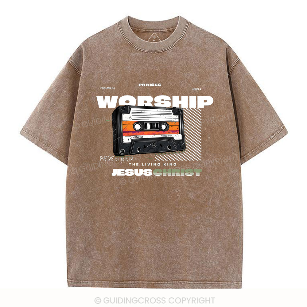 Worship Christian Washed T-Shirt