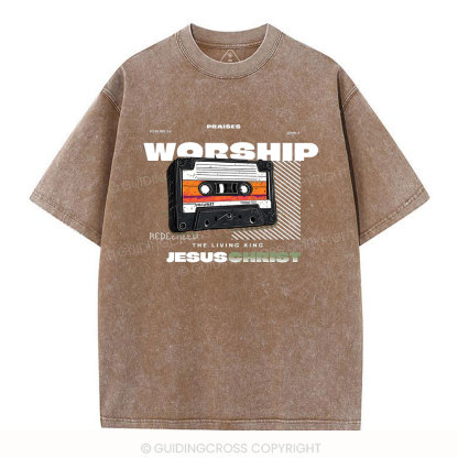 Worship Christian Washed T-Shirt
