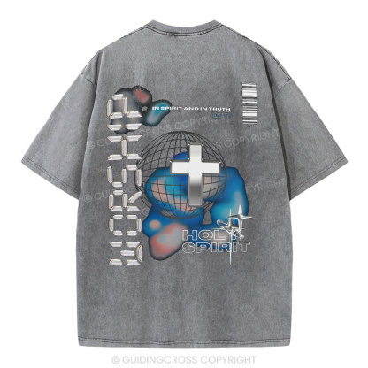 Worship Christian Washed T-Shirt