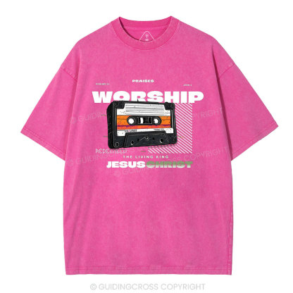 Worship Christian Washed T-Shirt