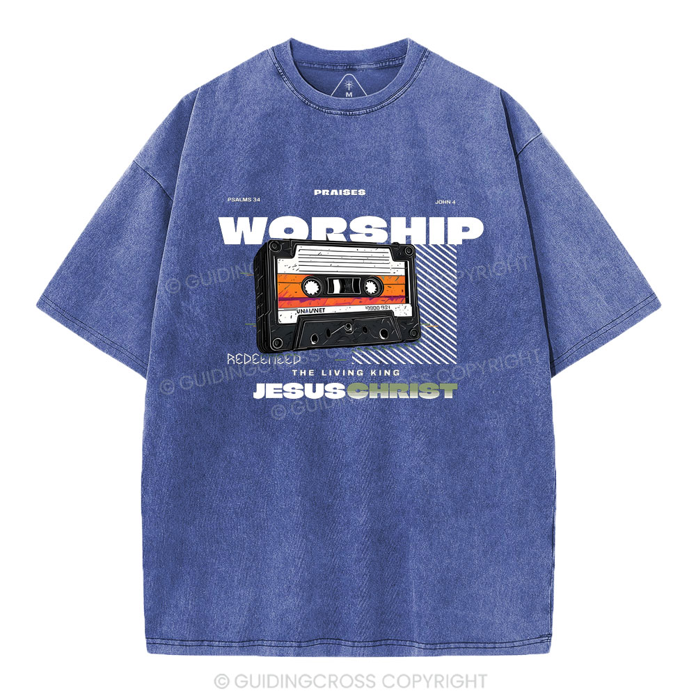 Worship Christian Washed T-Shirt