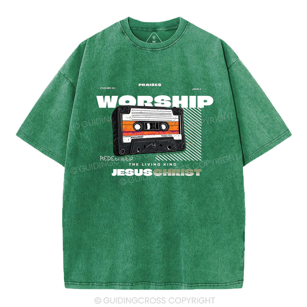 Worship Christian Washed T-Shirt