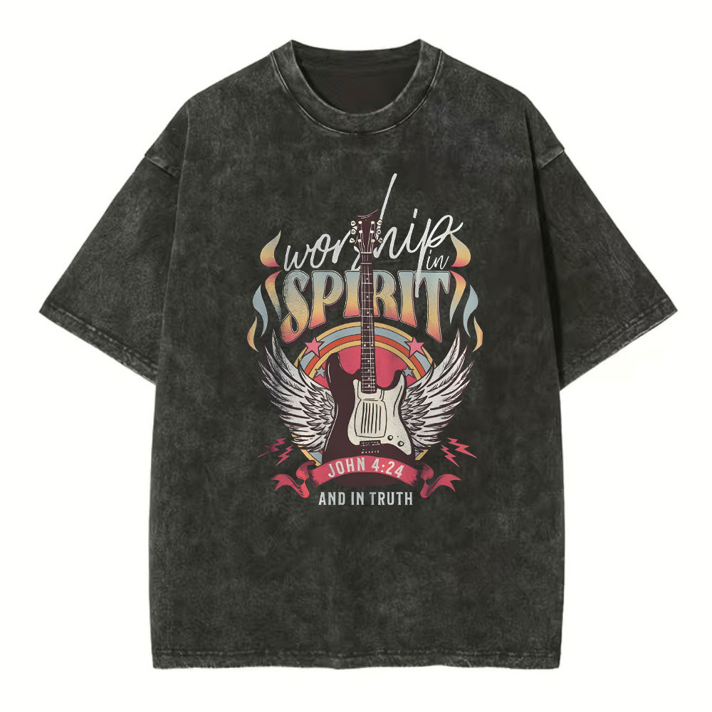 Worship In Spirit And In Truth Christian T-Shirt