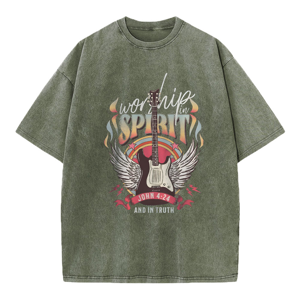 Worship In Spirit And In Truth Christian T-Shirt