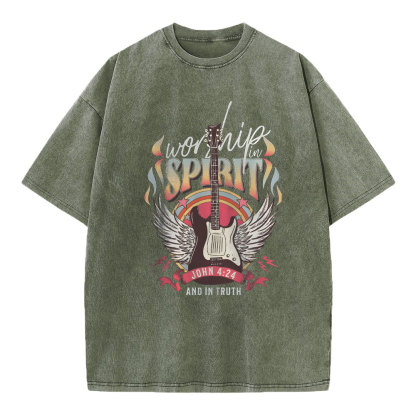 Worship In Spirit And In Truth Christian T-Shirt