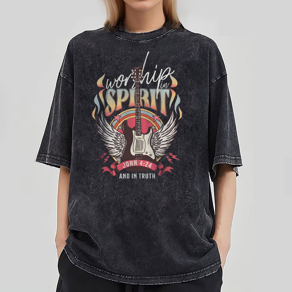 Worship In Spirit And In Truth Christian T-Shirt