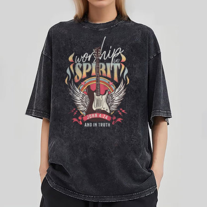 Worship In Spirit And In Truth Christian T-Shirt