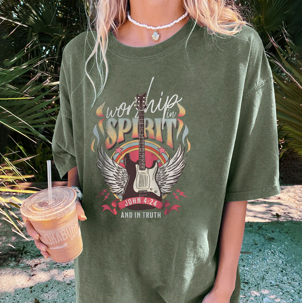 Worship In Spirit And In Truth Christian T-Shirt