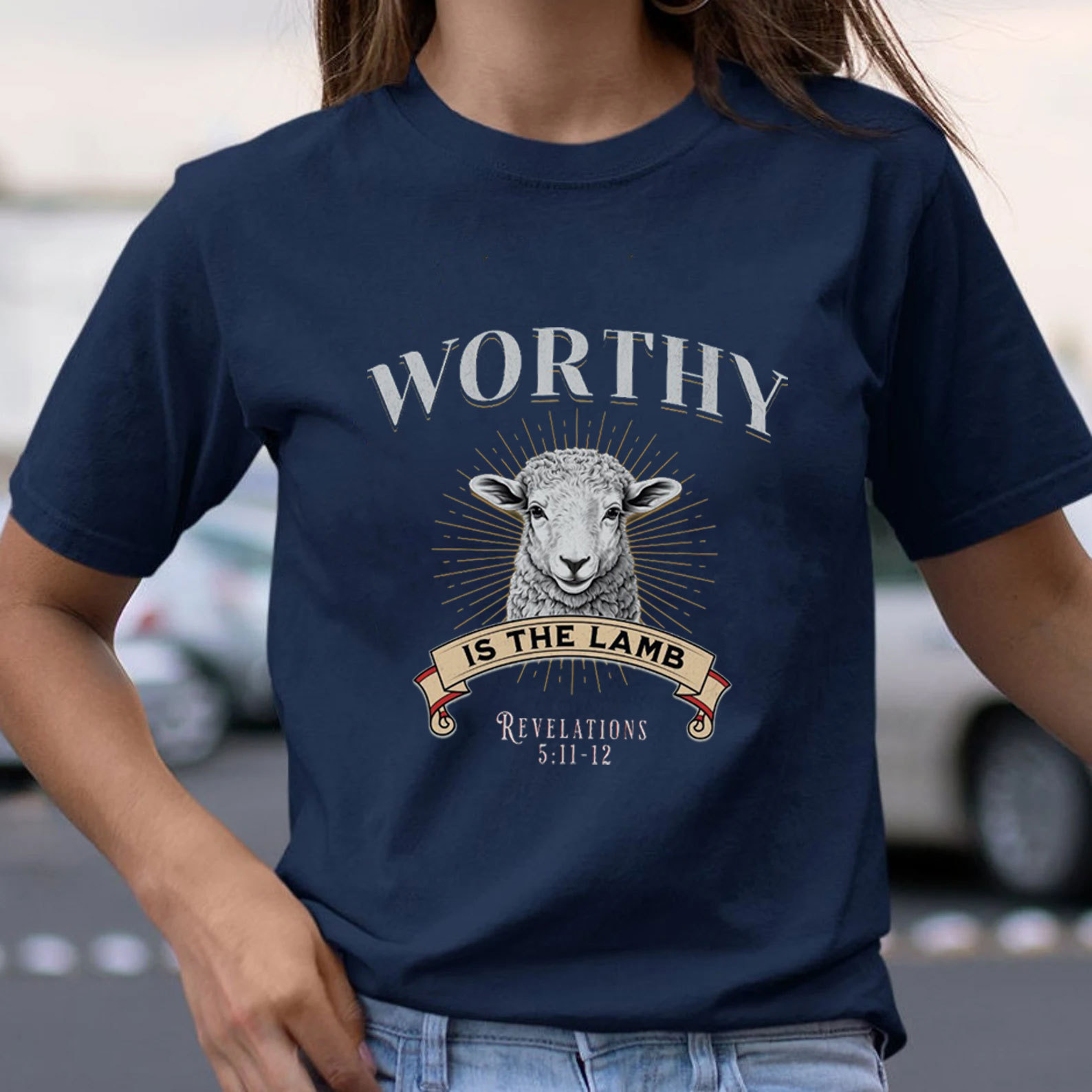 Worthy Is The Lamb Christian T-Shirt