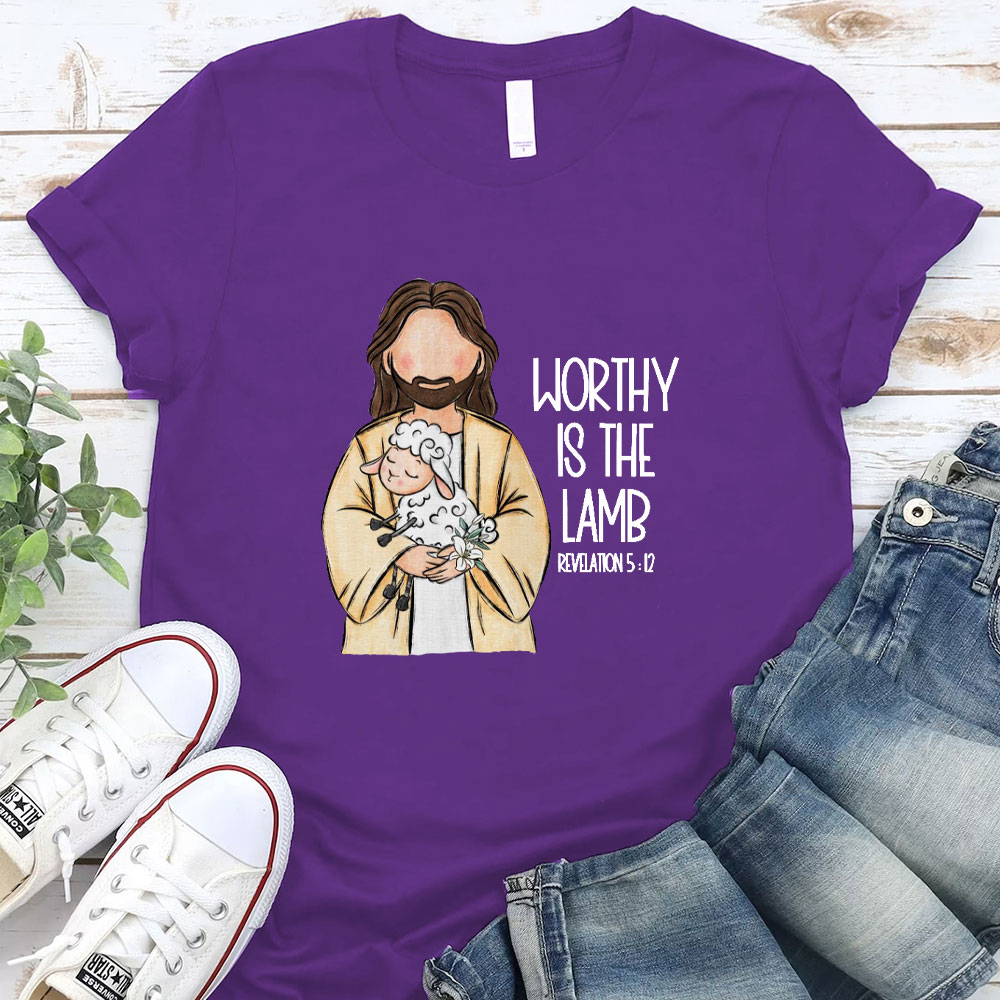 Worthy Is The Lamb Christian T-Shirt