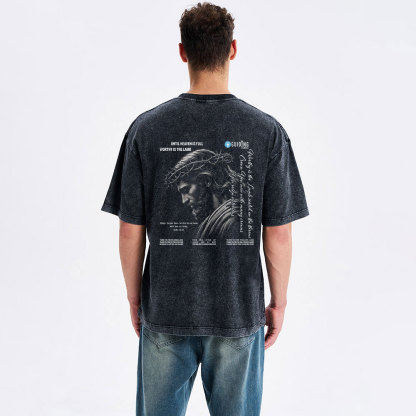 Worthy Is The Lamb Jesus Christian Washed T-Shirt