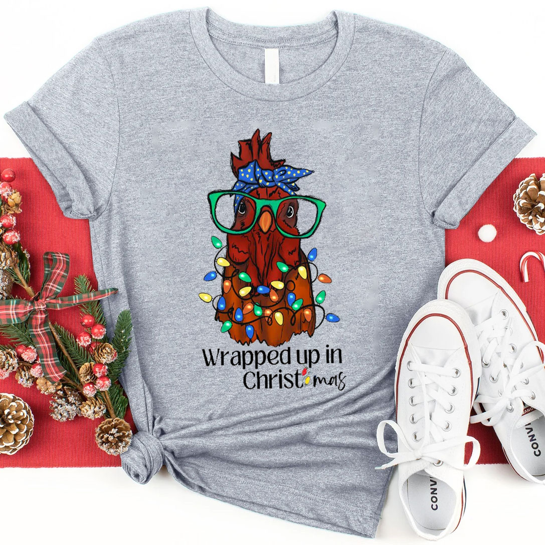 Wrapped Up In Christmas Christian T-Shirt