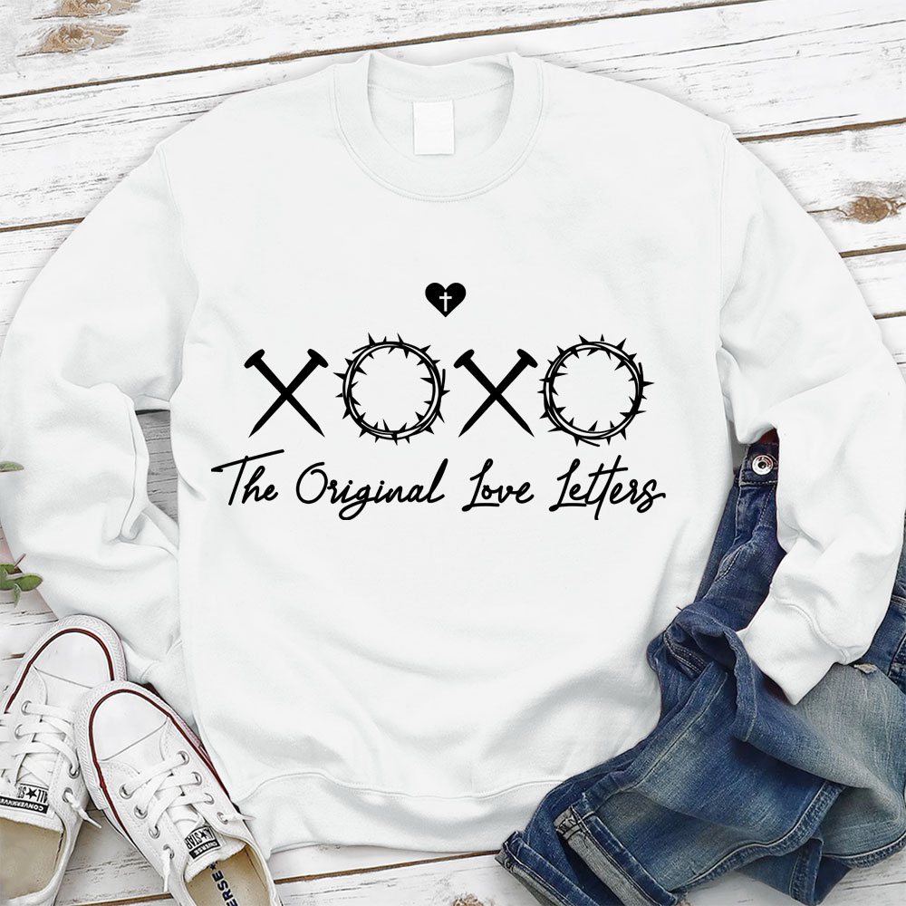 XOXO The Original Love Letters Christian Sweatshirt