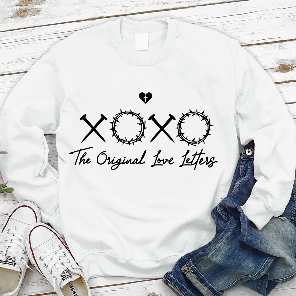 XOXO The Original Love Letters Christian Sweatshirt