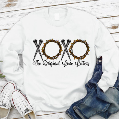 XOXO The Original Love Letters Christian Sweatshirt