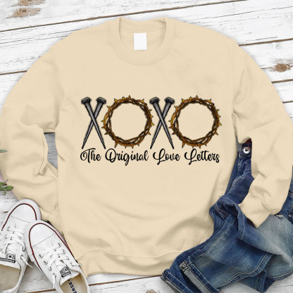 XOXO The Original Love Letters Christian Sweatshirt