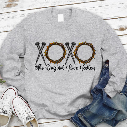 XOXO The Original Love Letters Christian Sweatshirt