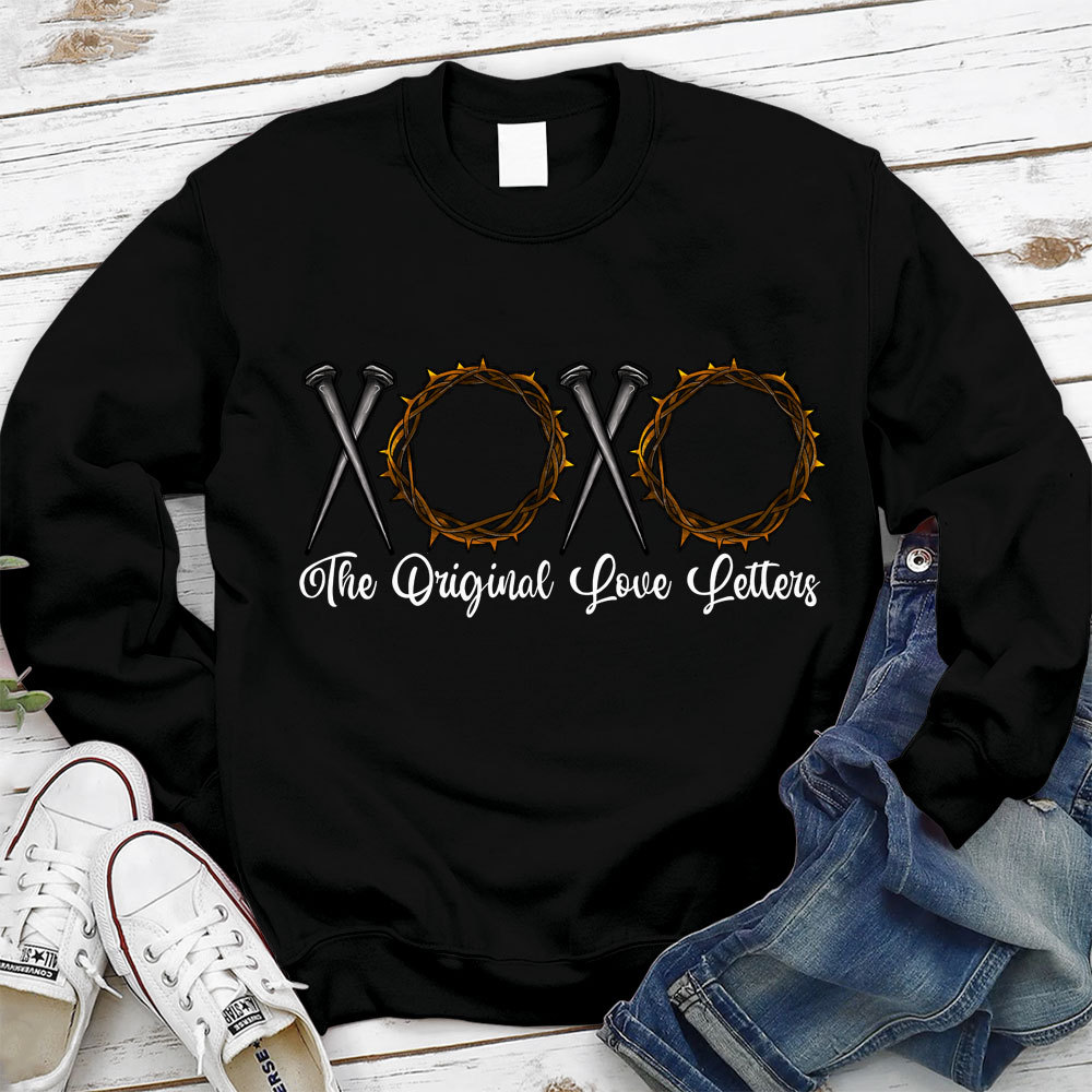 XOXO The Original Love Letters Christian Sweatshirt