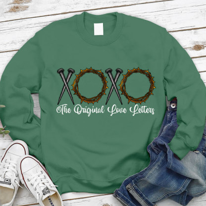 XOXO The Original Love Letters Christian Sweatshirt
