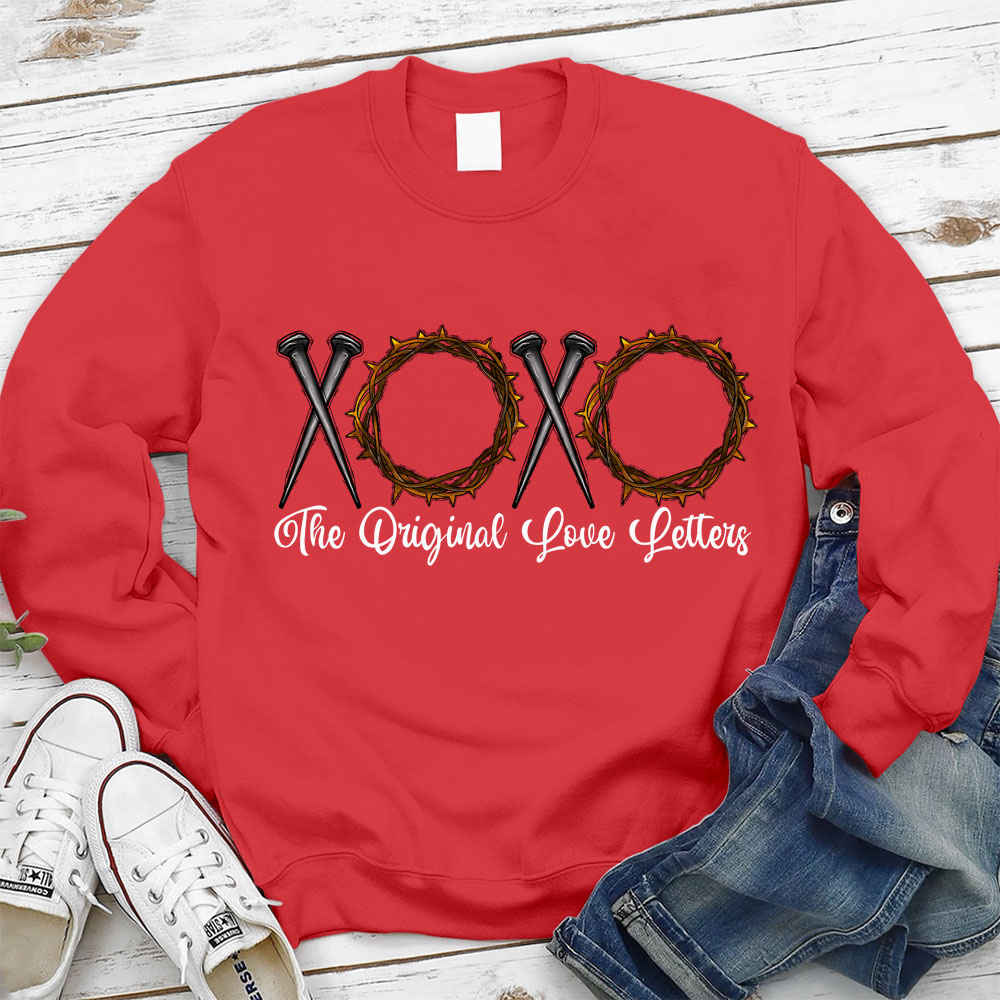 XOXO The Original Love Letters Christian Sweatshirt