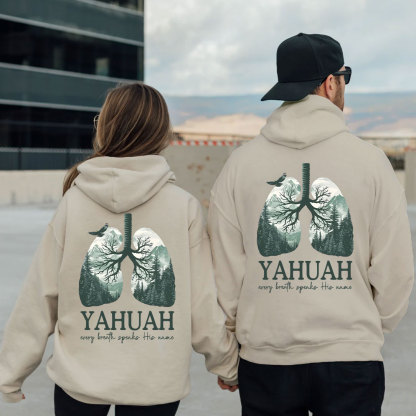 YAHUAH Nature Christian Fleece Hoodie Set