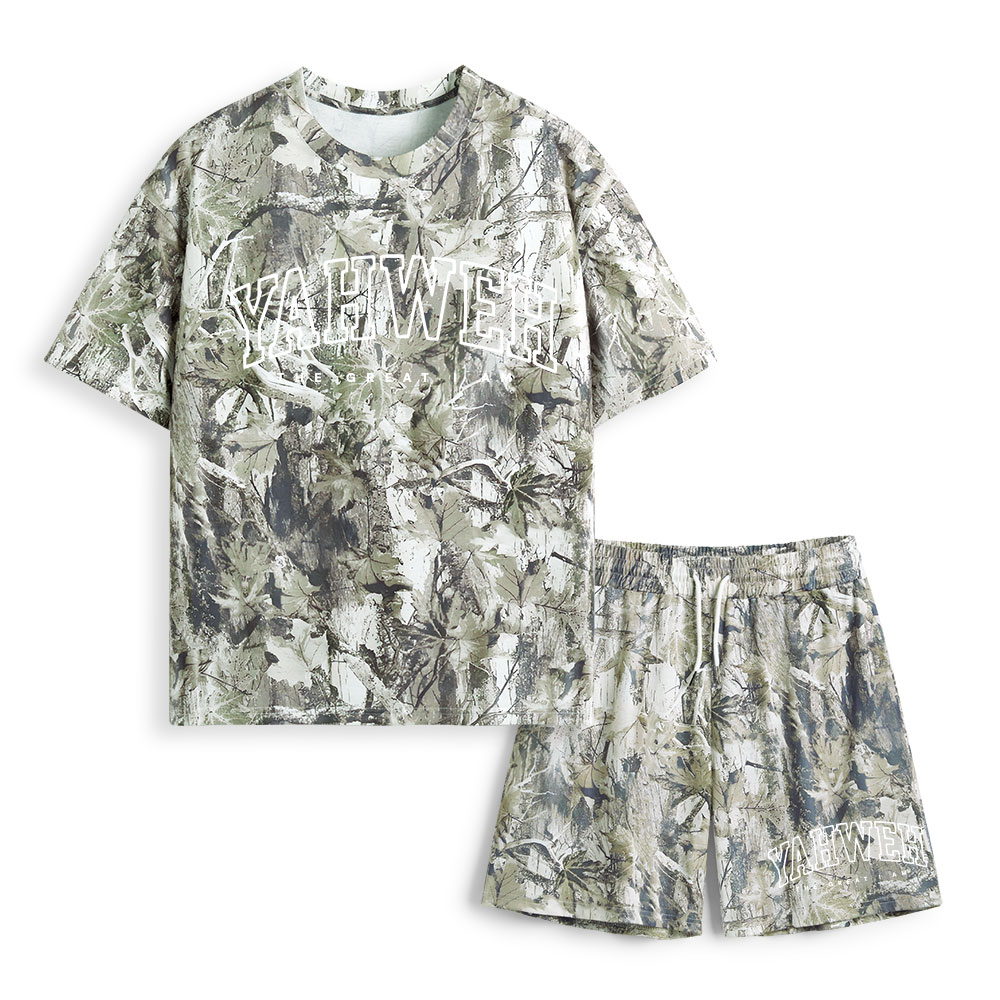 YAHWEH Christian Camo T-Shirt & Shorts