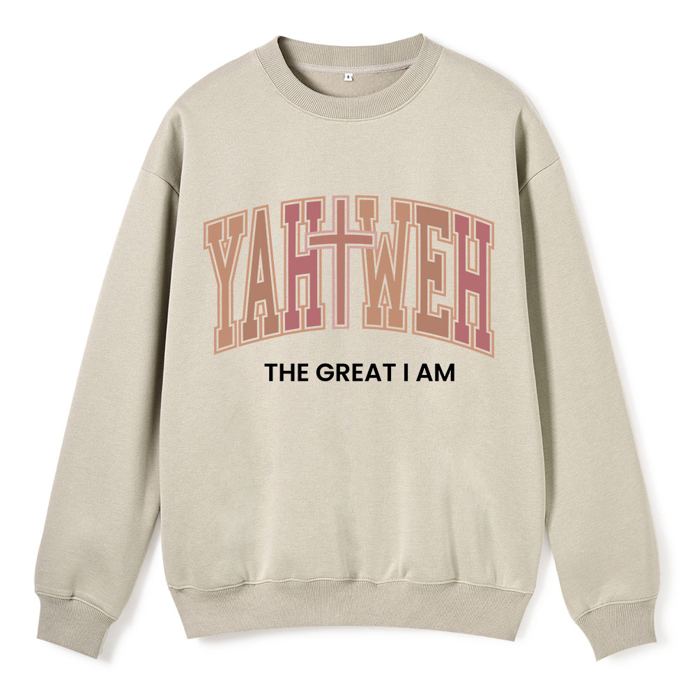 YAHWEH Christian Fleece Sweatshirt