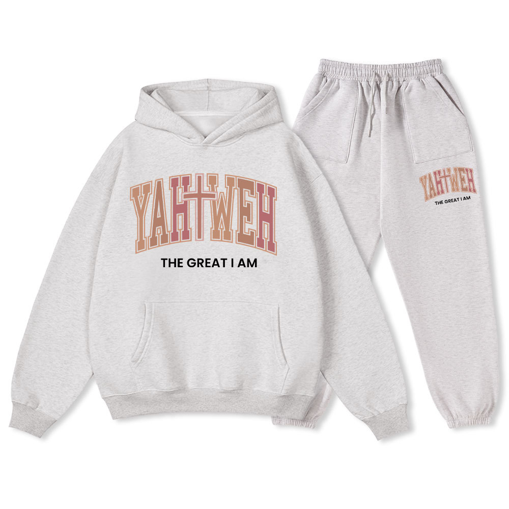 YAHWEH Christian Fleece Hoodie Set
