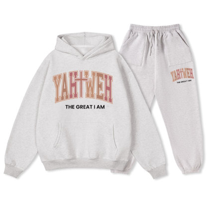 YAHWEH Christian Fleece Hoodie Set