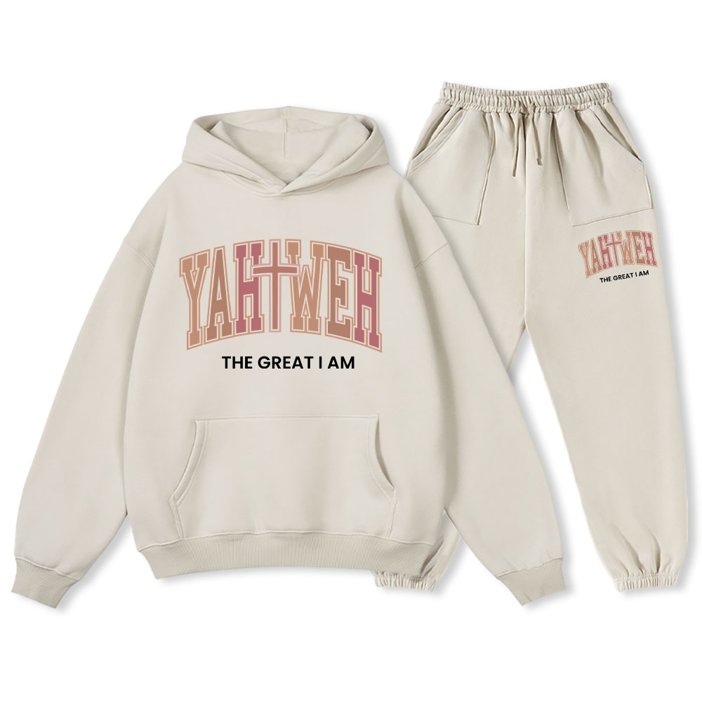 YAHWEH Christian Fleece Hoodie Set