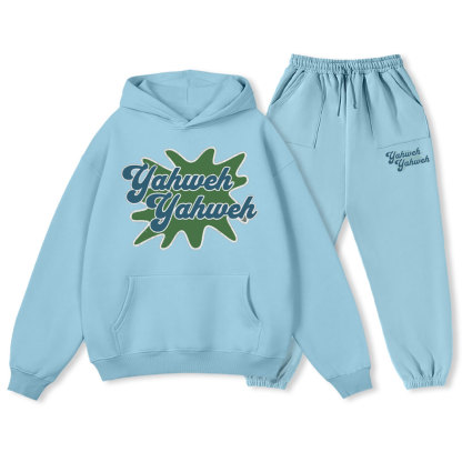 YAHWEH Christian Fleece Hoodie Set
