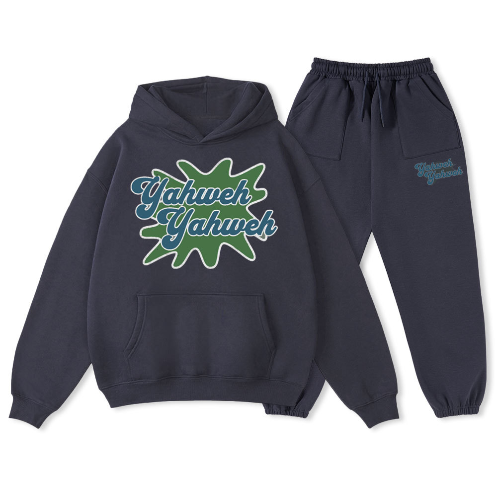 YAHWEH Christian Fleece Hoodie Set