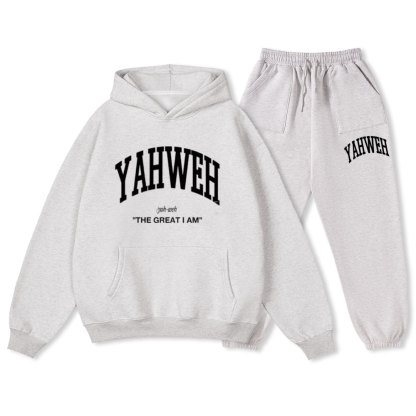 YAHWEH Christian Fleece Hoodie Set