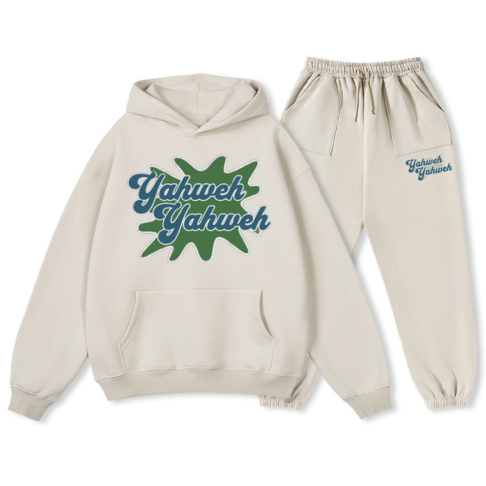 YAHWEH Christian Fleece Hoodie Set