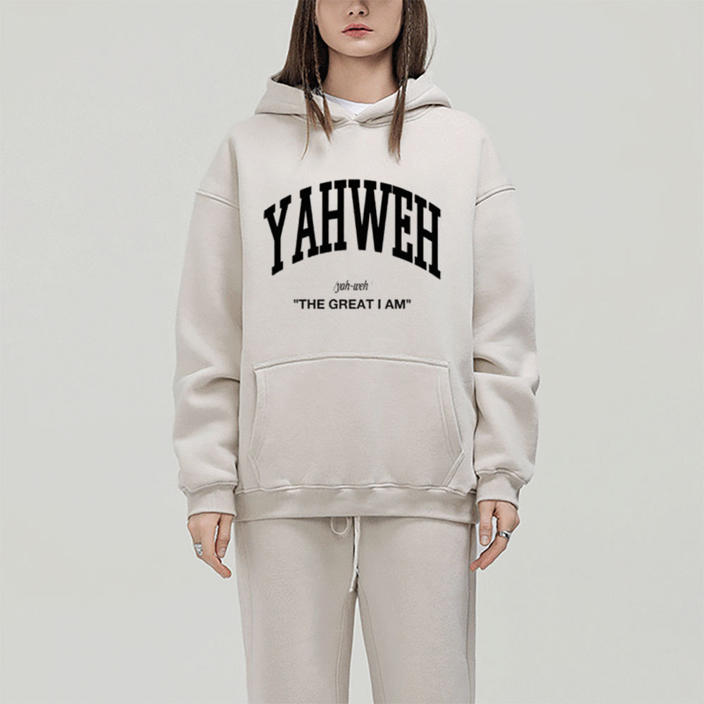 YAHWEH Christian Fleece Hoodie Set Sale - GuidingCross