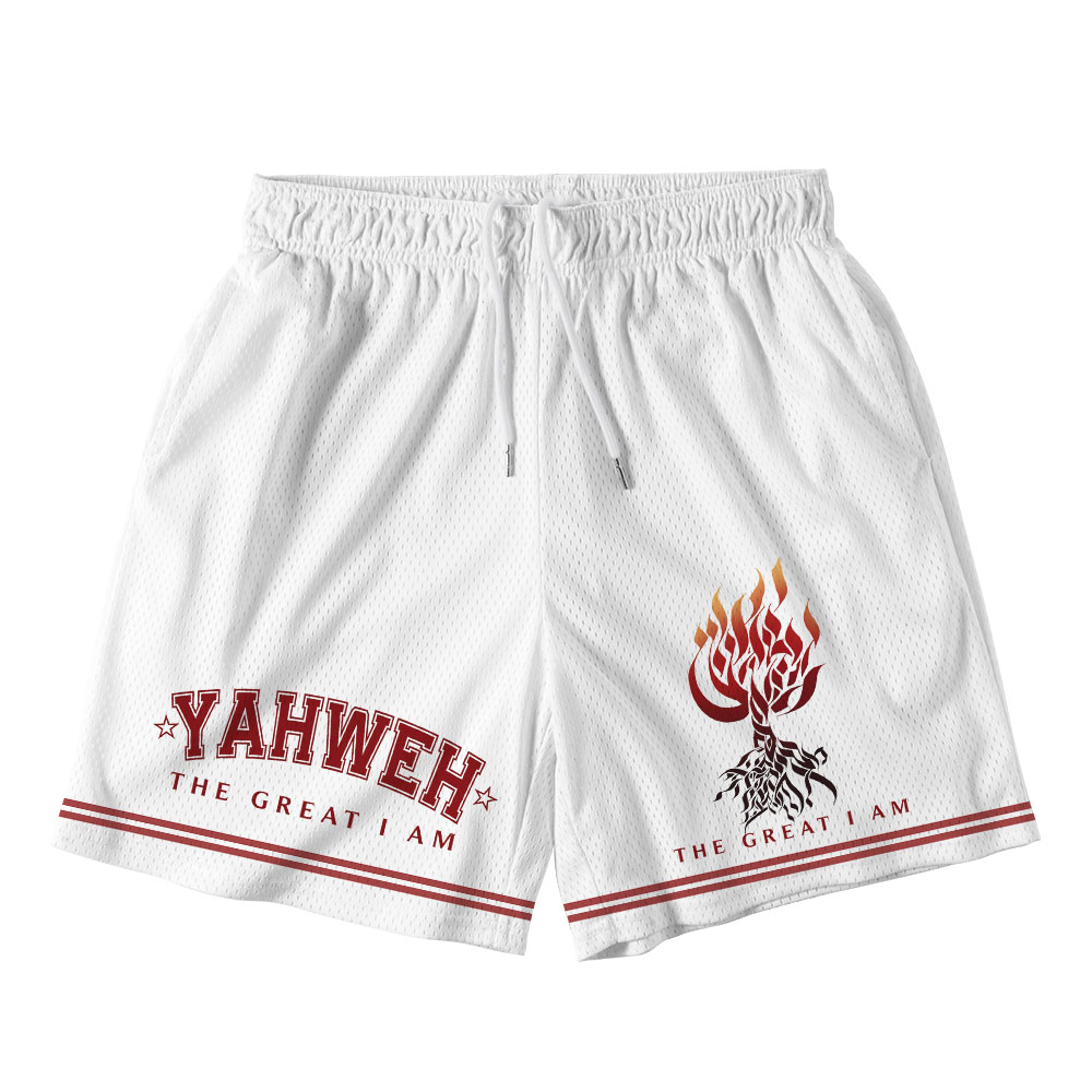 YAHWEH Christian Mesh Shorts