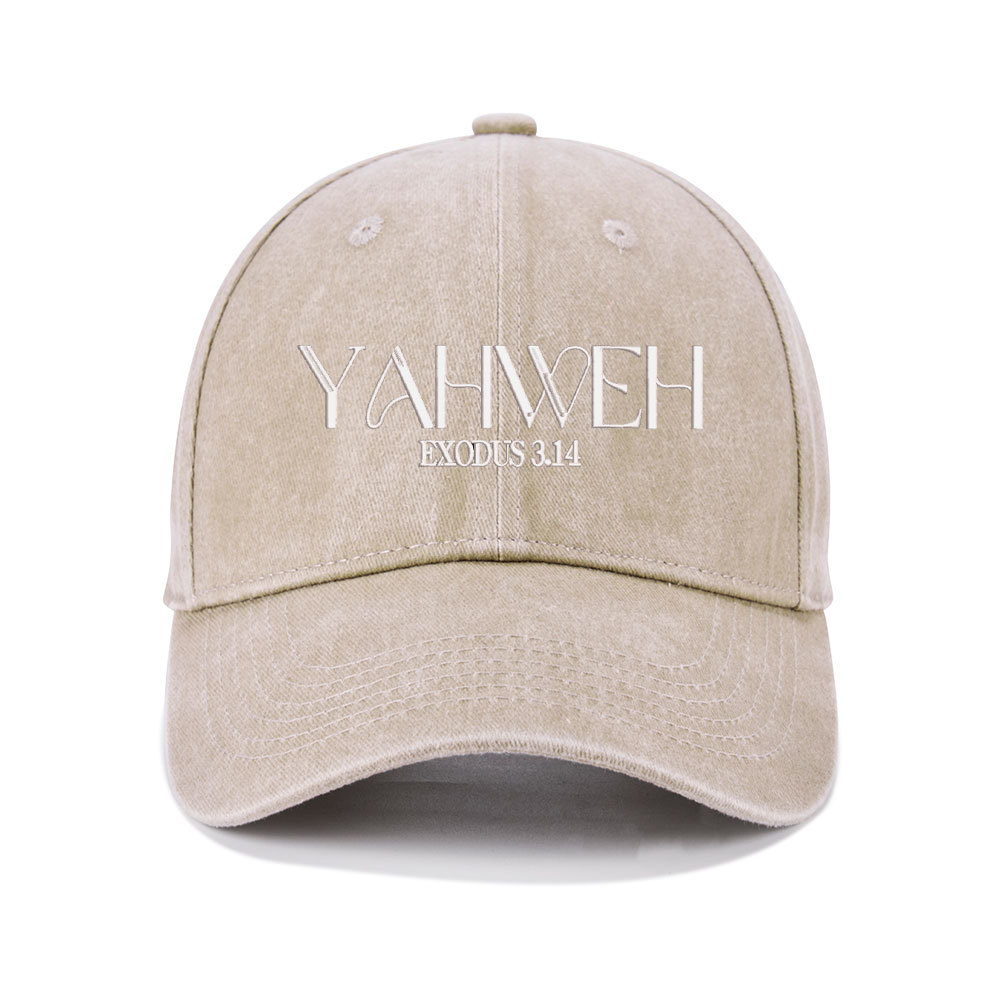 YAHWEH Christian Washed Hat