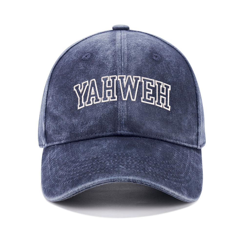 YAHWEH Christian Washed Hat