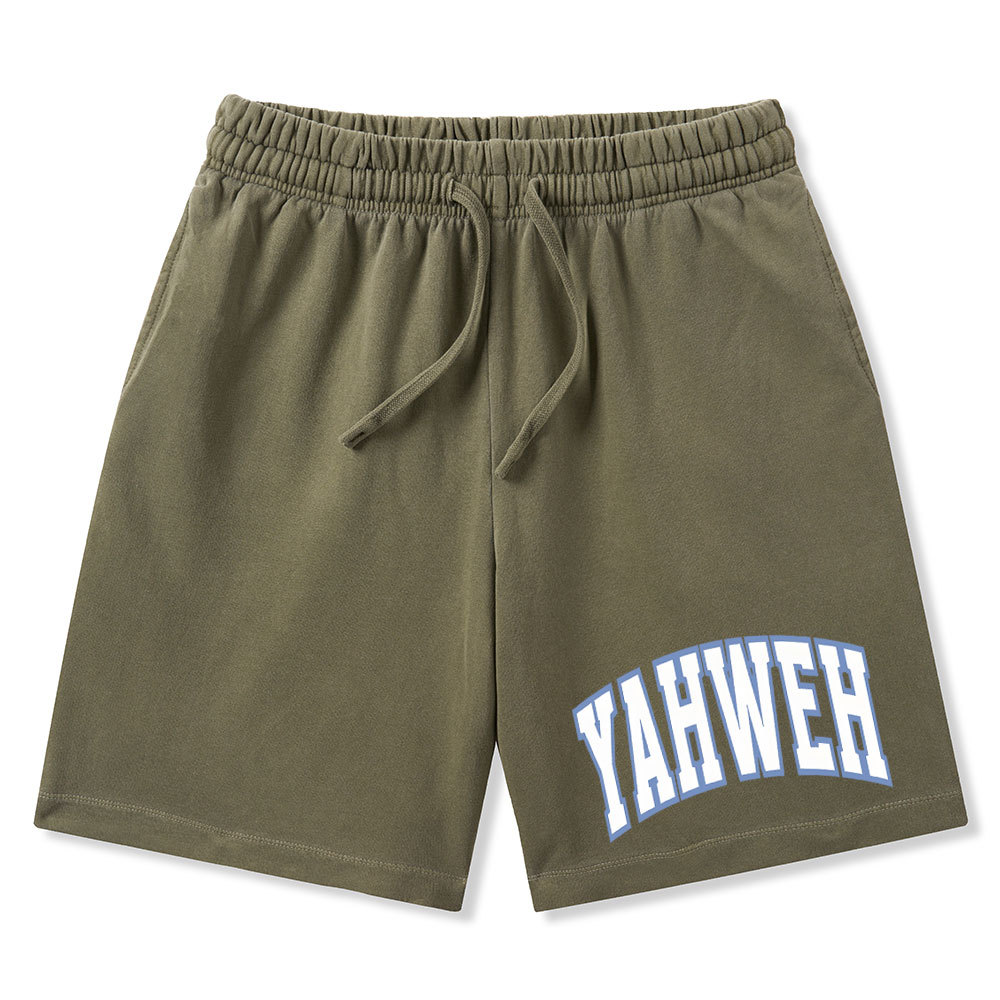 YAHWEH Christian Washed Shorts