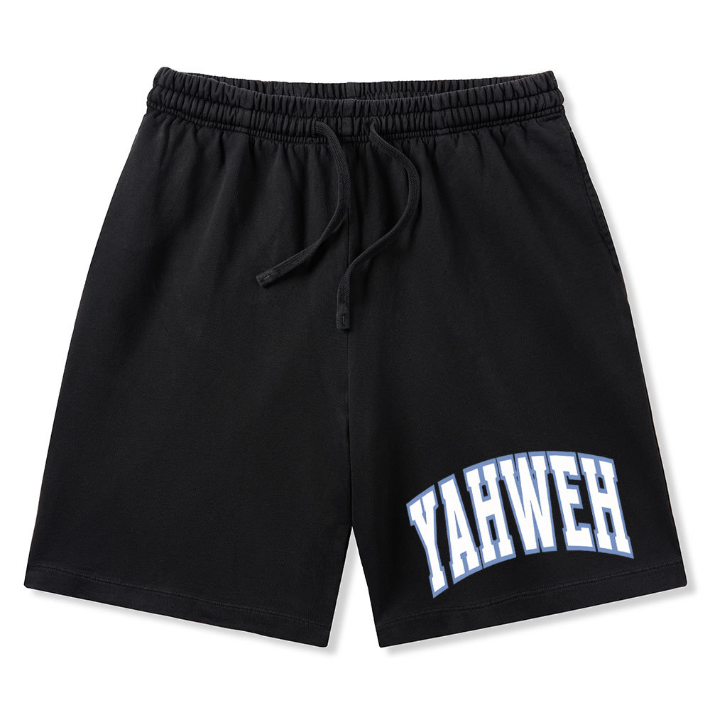 YAHWEH Christian Washed Shorts